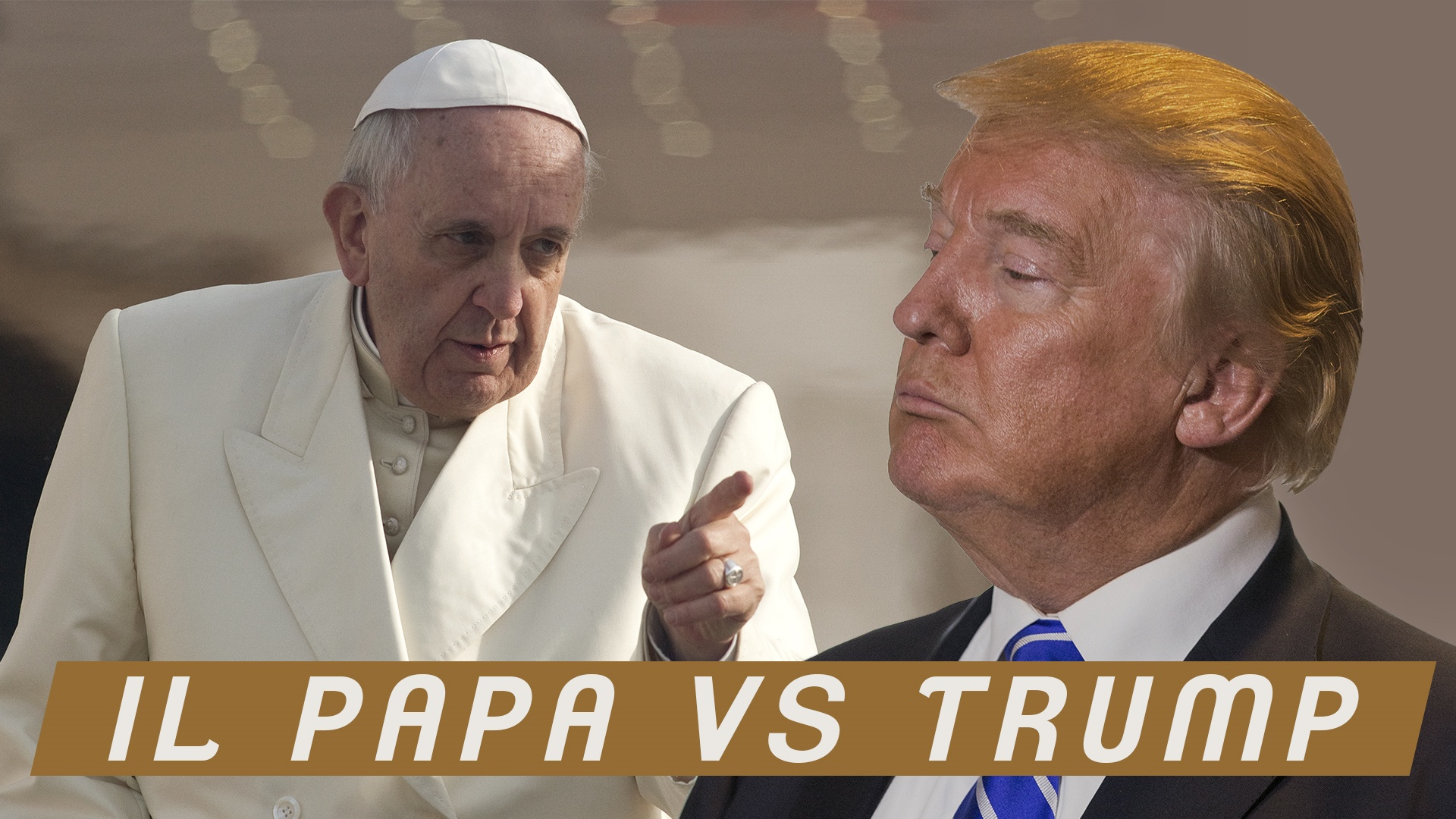 Battaglia all'ultimo insulto tra il Papa e Donald Trump