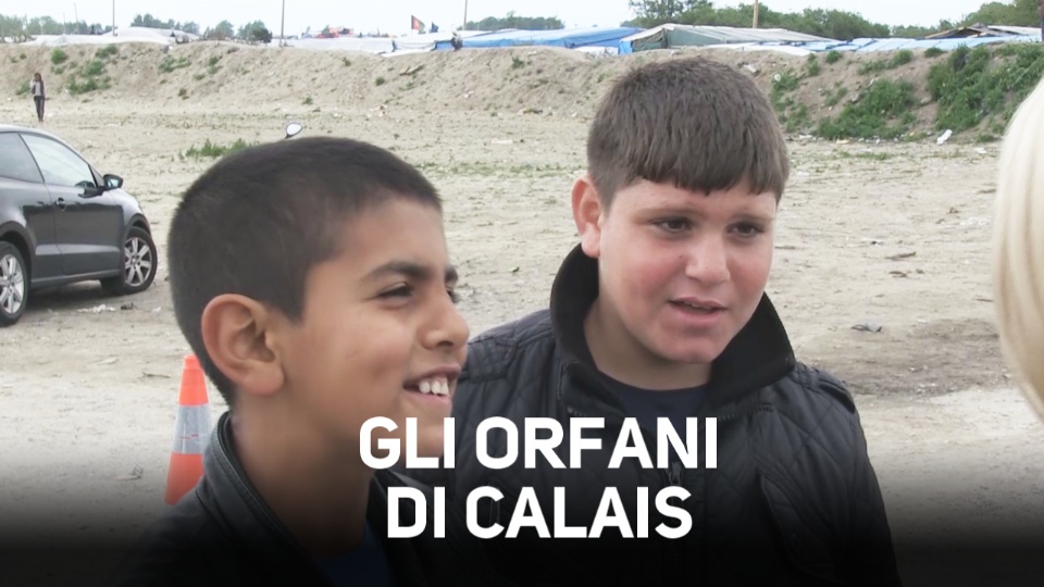 A Calais l'80% dei bambini non ha i genitori