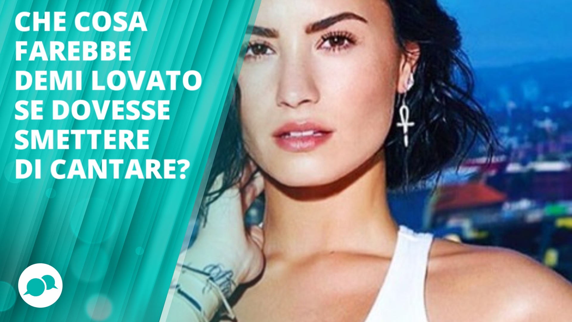 Demi Lovato, 'Se non potessi pie' cantare...'