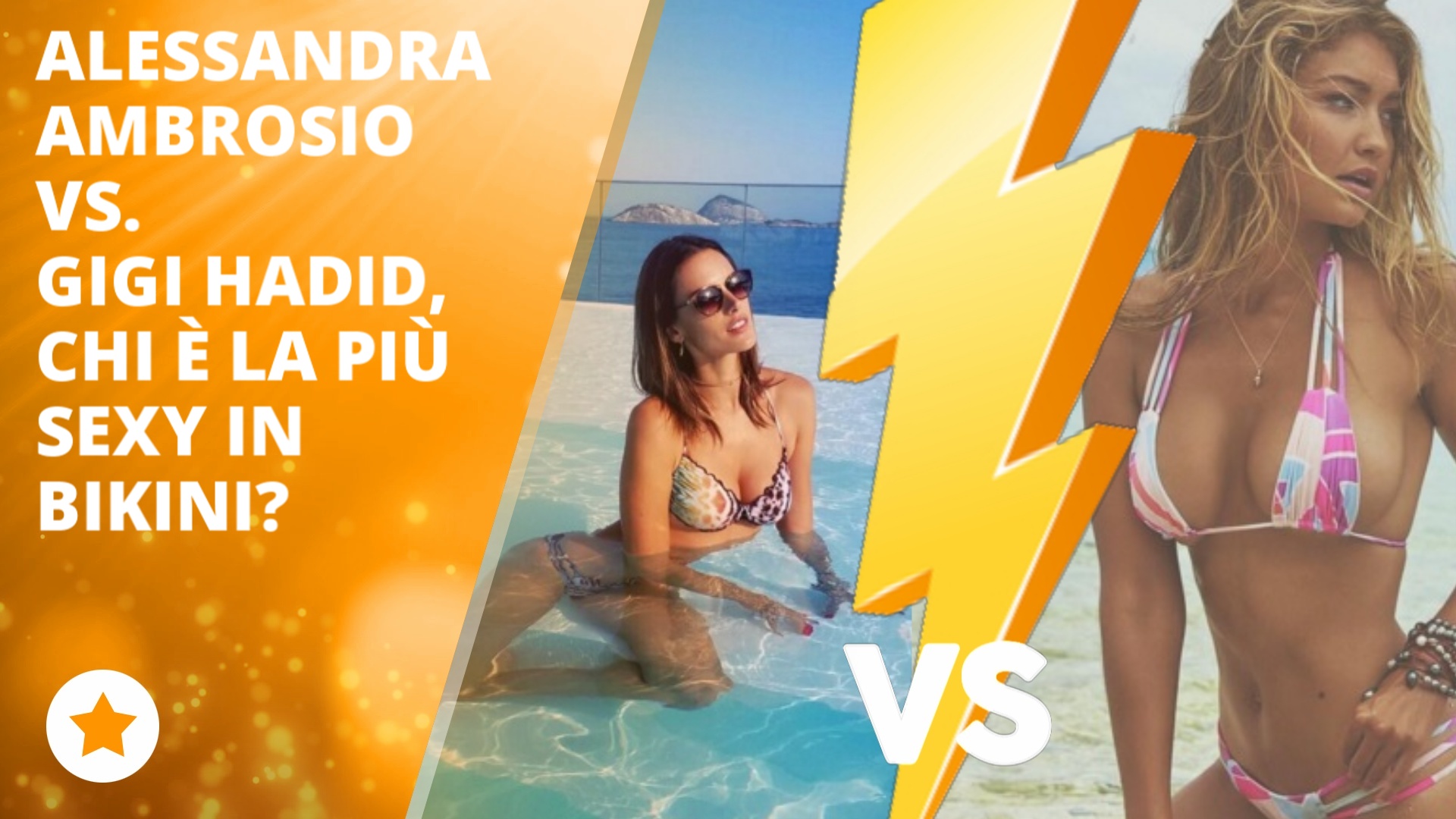 Battaglia in bikini: Alessandra Ambrosio vs Gigi Hadid