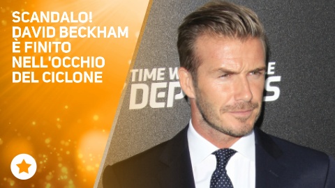 David Beckham al centro dello scandalo, ecco perche'