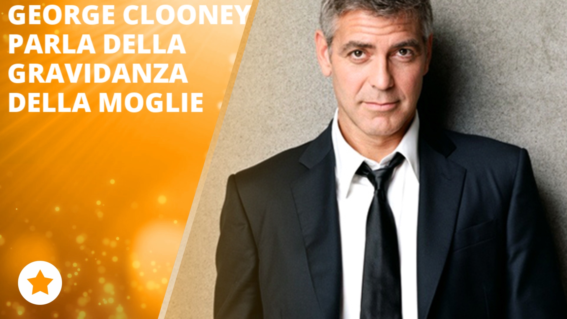 George Clooney sara' papa' a breve