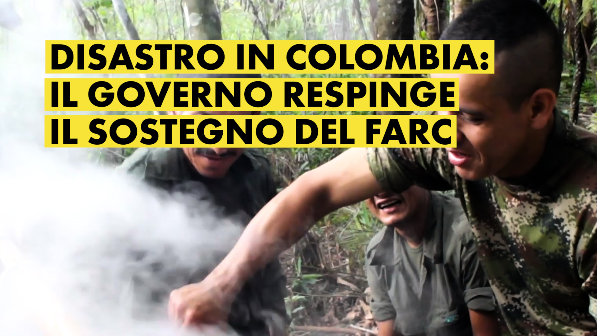 Colombia: il governo rifiuta l'aiuto dei guerriglieri