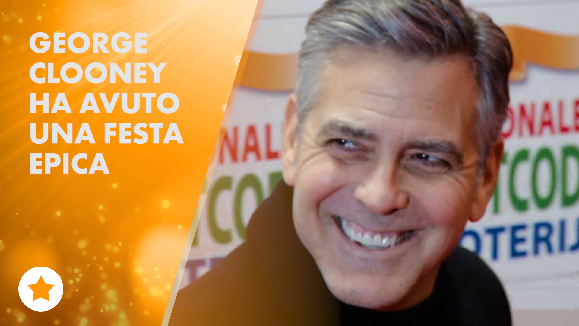Festa a sorpresa per George Clooney