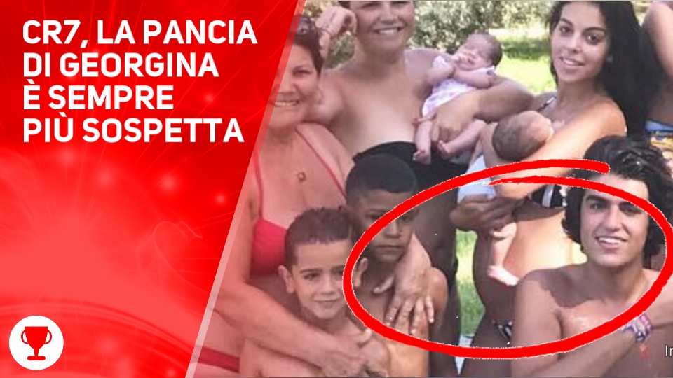 Georgina sembra proprio incinta. Ronaldo sara' papa'?