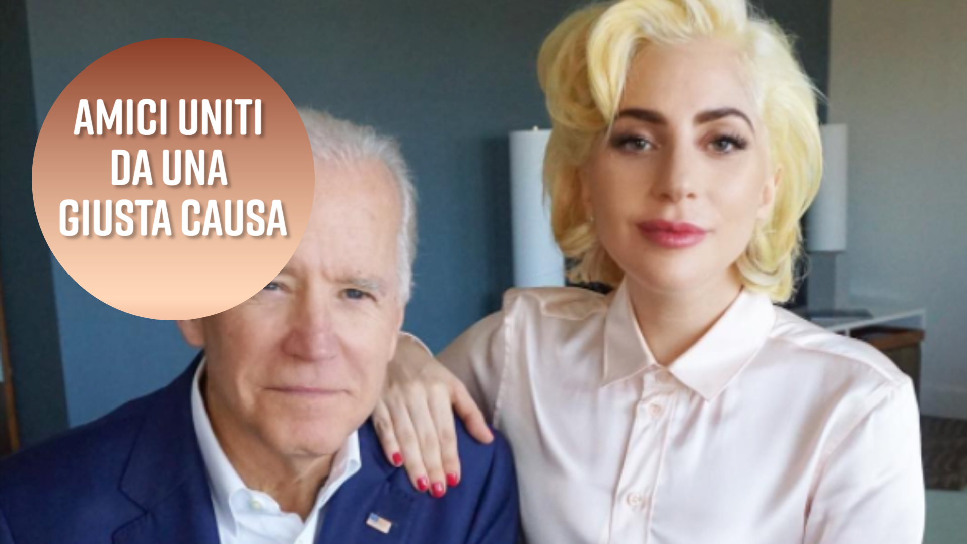 La strana amicizia tra Lady Gaga e Joe Biden